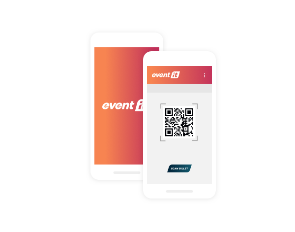 Billetscanning ved indgangen til et event